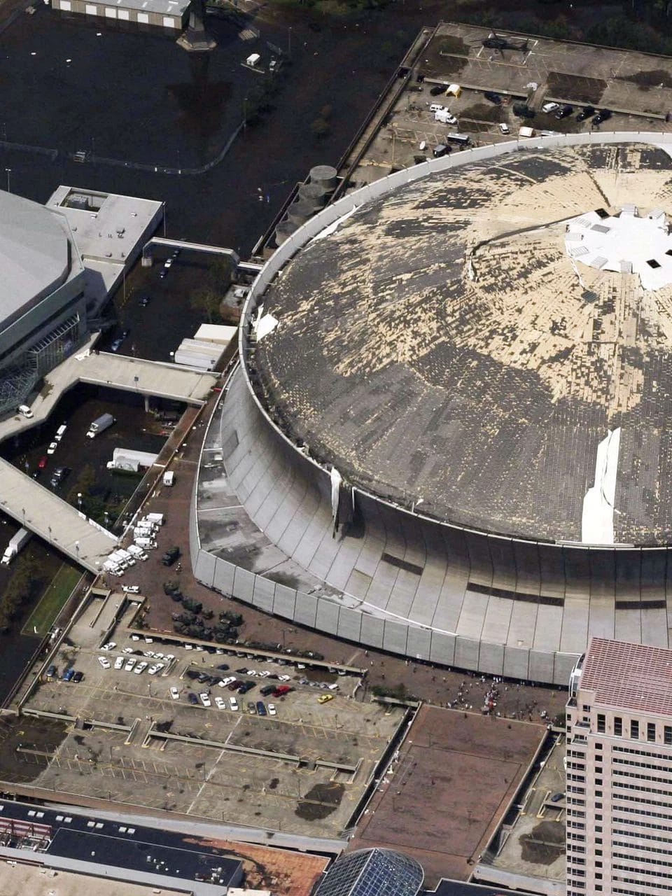 Massive Commercial Roof Damage 